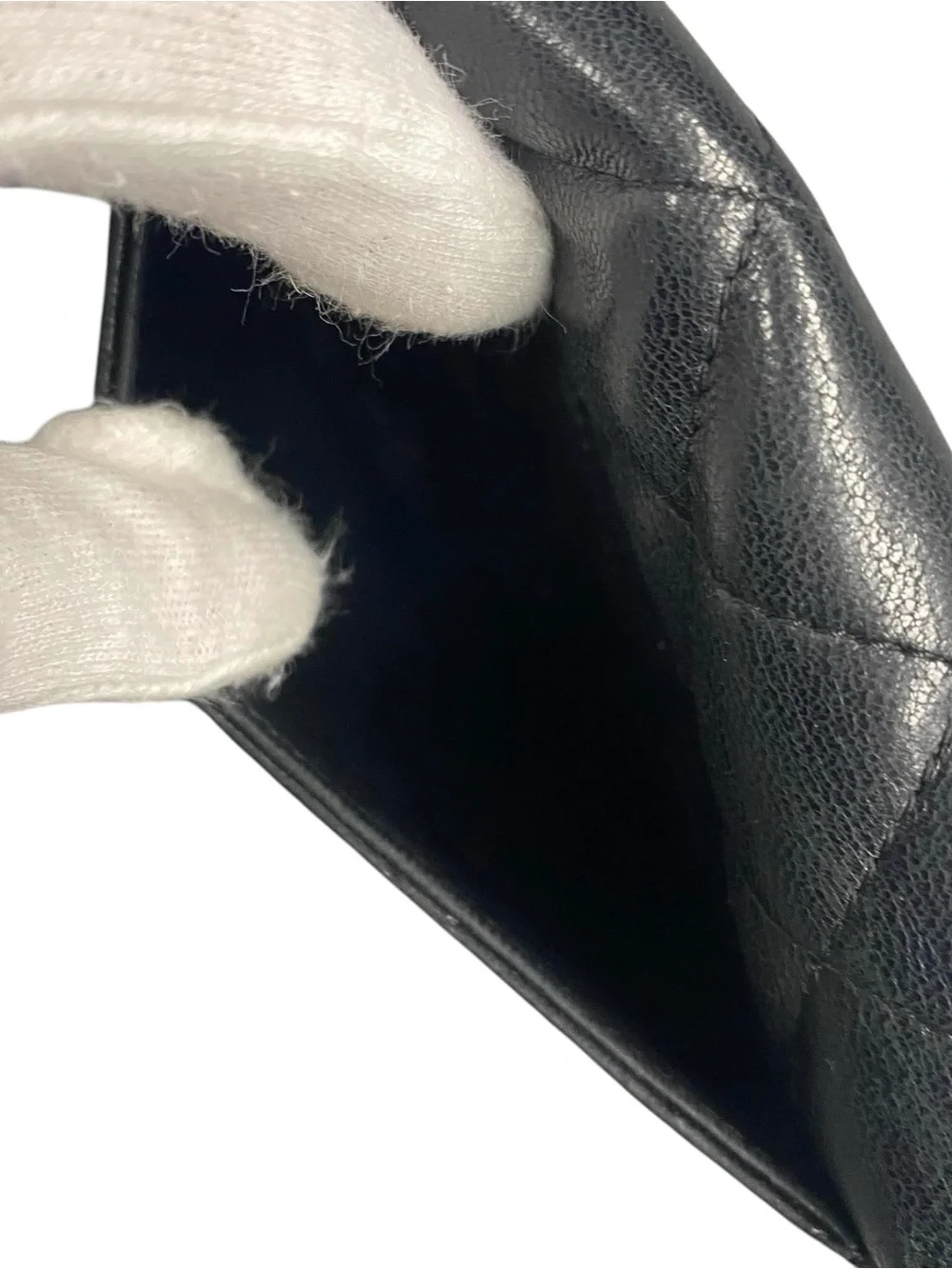 CHANEL Quilted Lambskin Flap Wallet